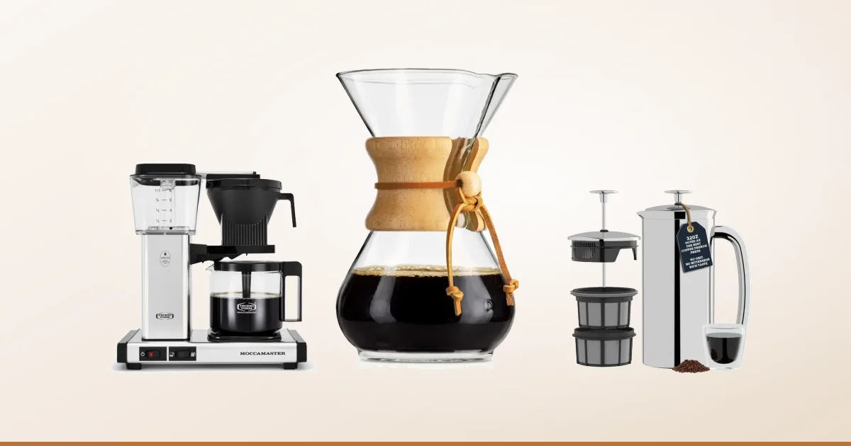 Plastic-Free Coffee Makers