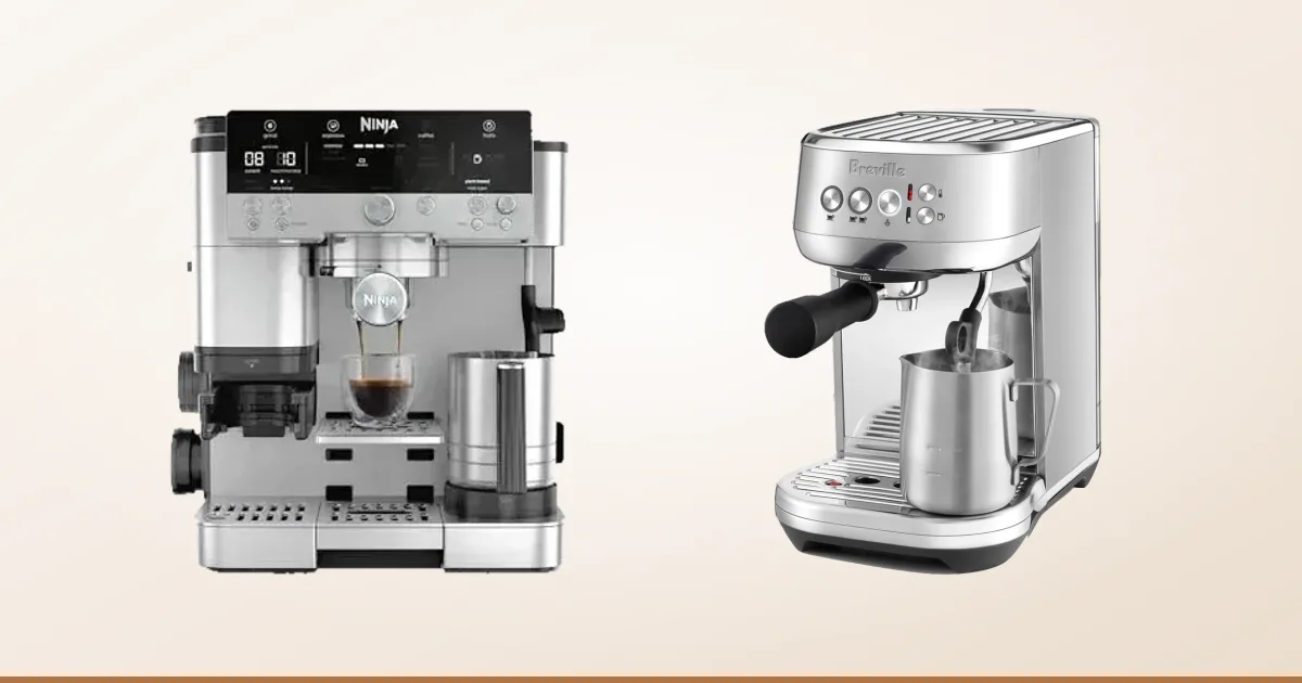Breville Bambino Plus vs Ninja Luxe Café