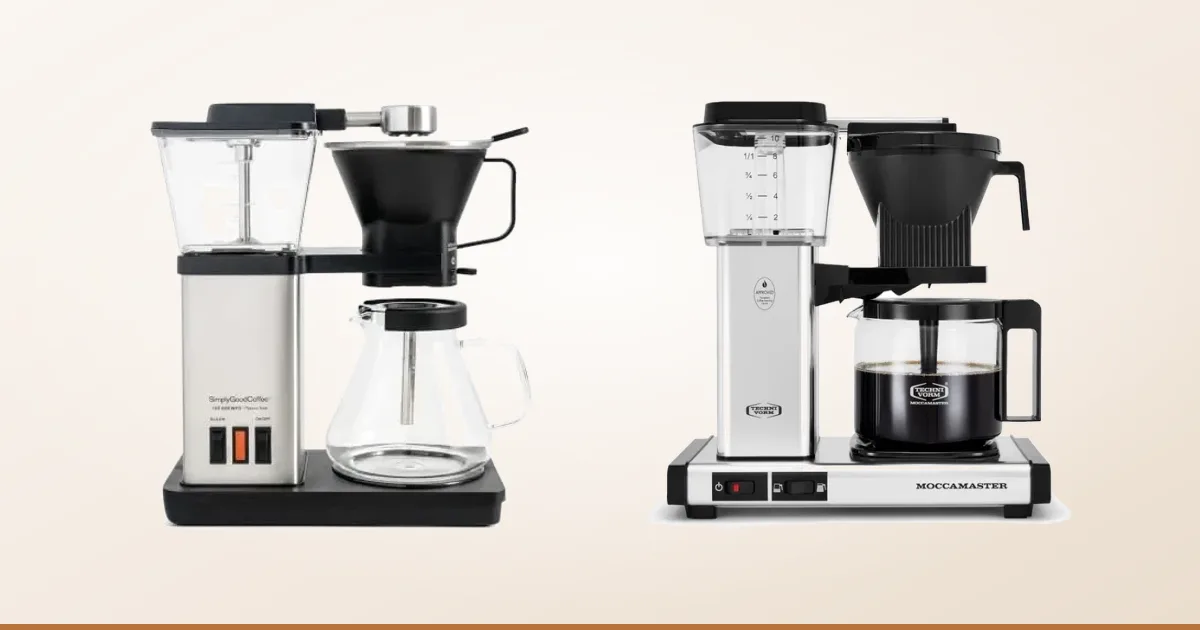 Simply Good Coffee vs Moccamaster