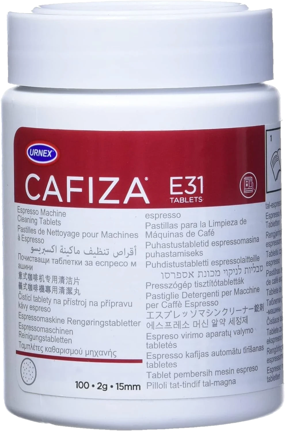 Cafiza Professional Espresso Machine Cleaning Tablets (100ct)